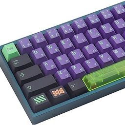 PBT Cherry Profile Mecha Keycaps - 130 Keys Dye Sublimation Set With 7U Spacebar for Cherry MX Switches Mechanical Keyboards - Japanese Keycaps-picture-16