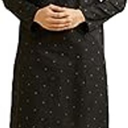 Men's Cotton Regal Gold Zari Embroidered Kurta Pyjama Set (2pcs)-image-20