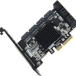 CALANDIS™ 1x PCIE to 6Gbps SATA 10Port SATA 3.0 PCI-Express Expansion Card Adapter | Port Expansion Cards | Interface/Add-On Cards | Computer Components & Parts-picture-12