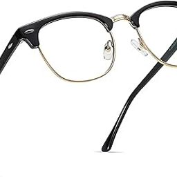 Dervin Blue Light Blocking Blue Cut Zero Power anti-glare Square Eyeglasses, Frame for Eye Protection from UV by Computer/Tablet/Laptop/Mobile-picture-21