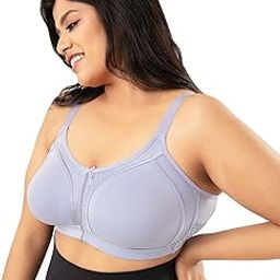 Women's Cotton Non-Padded Wire Free Casual Full Coverage Bra-image-20