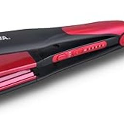 NOVA 2 in 1 NHS 801 Hair Straightener (Black, Pink)-picture-31