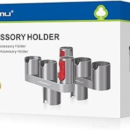 LANMU Docks Station Accessory Holder Attachments Organizer Compatible with Dyson V11 V10 V8 V7 Cordless Stick Vacuum Cleaner, Wall Mount Accessories for Dyson Vacuums - Pack of 2-image-47