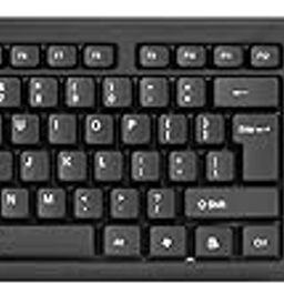 Ant Value FKBRI01 Ultra-Slim Compact USB Wired Keyboard for Mac and PC,Windows 10/8 / 7 / Vista/XP, Spill-Resistant Silent Keyboard – Membrane Water-Resistant Coating 10 Million Keystrokes (Black)-2