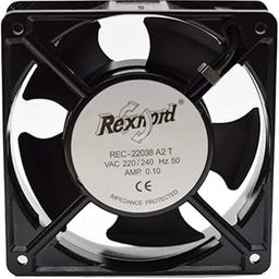 Rexnord 22038 A2 T Panel Square Aluminium Die Cast Exhaust Fan (Black, 4 X 4 Inches)-image-46