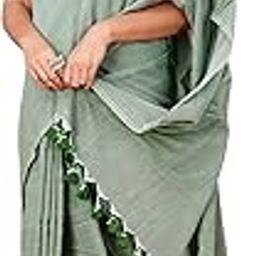 Handloom Authentic Bengal Handloom Plain Soft Pure Cotton Sarees For Women with Blouse Piece-image-34
