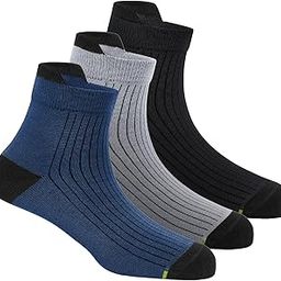 Ankle Socks | Breathable Bamboo Fibre | Odour Resistant | Thermo Regulated | Moisture Wicking | Anti-Slip Y-Heel | Soft & Comfortable Assorted Combos-image-58