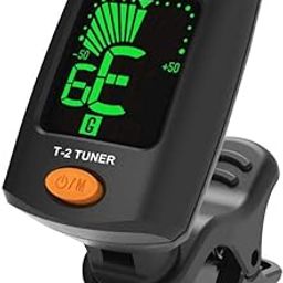 T-2 Clip Guitar Tuner- Black-29