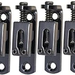 Enakshi (LABEL) Creations 6Pieces Individual Single Bridge Saddles for 6 String Electric Guitar BlackMusical Instruments & Gear|Guitars & Basses|Parts & Accessories|Guitar Parts|Saddles-image-54