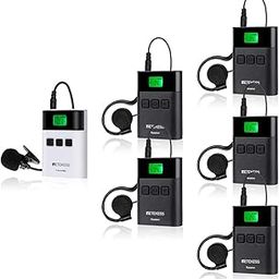 Retekess TT122 Wireless Tour Guide System, Translation System for Church, Easy to Use, 492ft, Assistive Listening Devices for Court, Sermon, Tours(1 Transmitter 5 Receivers)-image-42