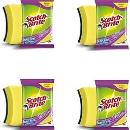 Scotch-Brite Stainless Steel Scotch Brite Scrub Sponge 2N-Pack of 4-21