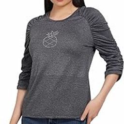 Elegant Top‑Round Neck Style Solid Black Color Great for Both Office and Casual Wear-image-96