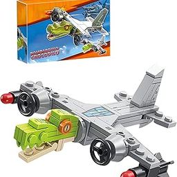 3D Printed Toys, Crocodile Bomber Building Blocks, Unique Office Decor, Creative Gift Idea Suitable for 3D Printing and Collection Enthusiasts-image-94