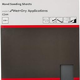 Bosch Professional Hand sanding sheet Wet & Dry/Automotive- Pack of 100-230 x 280 mm Grit 2000-78