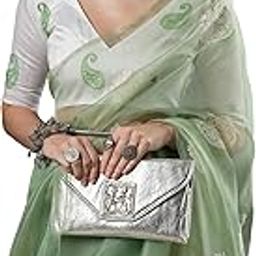 Women's Embroidered Work Organza Saree With Unstitched Blouse Piece-picture-21