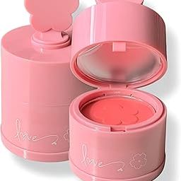Bajajbeautyshop Love Me Blusher With Built-in Spatula Stamp and Sponge Applicator | Lightweight Long Lasting Ultra-Matte HD Finish | Silky Smooth Texture | Melts Effortlessly & Buildable (Peach, 1)-11