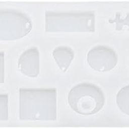 CLUB BOLLYWOOD VELURA 2X Pendant Silicone Mold Jewelry Making Tool Beading Round Square Shape Maker|1 x of Confetti(15g)|Resin Craft Molds & Supplies| Multi-Purpose Craft Supplies-image-36