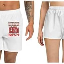 Men and Women Printed Regular fit Casual Polyester Couple White Shorts (ZPOD-0006328-set-S_ms)-image-62