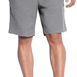 Men Grey Flex 9 Inches Lived-in Khaki Short-image-41