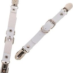 3NH® Womens Leg Garter Belt Punk Goth Thigh Suspenders Stockings Belt White-image-53