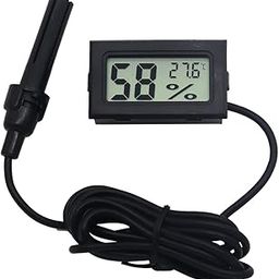 Electronic Spices FY-12 Mini LCD Digital Thermometer Hygrometer with a probe sensor-image-48