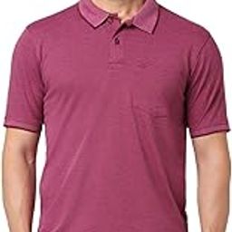 Men's Premium Branded Regular Fit Half Sleeve Polo T-Shirt with Pocket | Cotton Rich | Birds Eye Interlock Weave-image-2