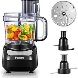 SHIPLORD® Versatile 12-Cup Food Processor: Chop Dice Shred Puree & Knead Dough with 2-in-1 Feed Chute - Effortless Food Prep for Busy Cooks-image-8