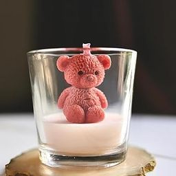ESMY Teddy Bear Candle Scented | Vanilla | Soy Wax | Candle for Gifting,Home Decor-image-81