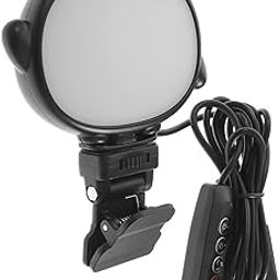 STOBOK Led Clip Light for Video Conferencing Streaming Adjustable USB Powered Camera Light for Makeup Photography Compact Easy to Use for Live Broadcasts Gaming-image-71