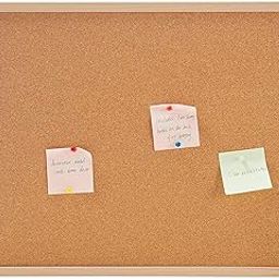 Nechams® Wooden Frame Cork Notice Board, Pushpin up Cork Board, 4 Feet x 3 Feet (120cmx90cm) Ideal for School, College, Education Sector, Home or Any Public Places-24