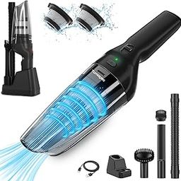 Tumoyao Handheld Car Vacuum Cordless, 9500Pa High Power Suction, 1.23lbs Lightweight&Portable, Powerful Cordless Hand Held Vacuum Cleaner for Car, Home, Office Desk-image-44