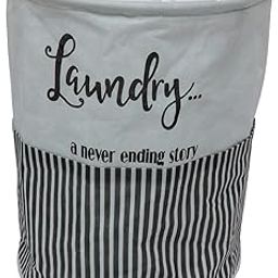 Laundry Bag/Laundry Basket/Clothes Storage Box/Storage Basket/Storage Bag, 45L (Grey)-30