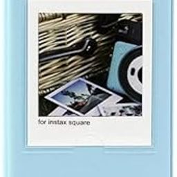 64 Pockets Mini Film Photo Album for Fujifilm Instax Square SQ20, SQ10, SQ6, SQ1 Camera & SP-3 Printer 3x3.5 Inch Polaroid Picture Name Card Holder (Blue)-picture-28