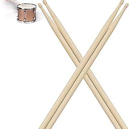 7A Drum Sticks, 2 Pair of Maple Drumsticks, Professional 15.5inch Drum Stick Set, Drum Accessories for Adults & Youth, Wood Drum Sticks 7a for Drum Set Side Drum Snare Drum-image-19