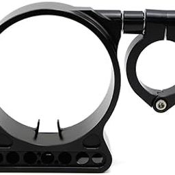 Dreamseek Motorcycle 39mm Side Mount Speedometer Relocation Bracket for 1995-2014 Harley Sportster XL883 XL1200 Odometer Tachometer Fork Tuber Mounting CNC Aluminium Black-picture-30