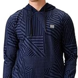 colorplus Men Full Sleeve Regular Fit Print Pattern Pure Cotton Henley Neck Henley Neck Casual Sweatshirt-picture-4