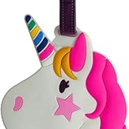 Unicorn Luggage Tags – Cute Silicone Travel ID Bag Tags for Suitcases, Backpacks, and Travel Accessories for Teens, Adults, and Animal Lovers (Pack of 1Pcs)-picture-38