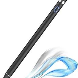 RICQD Stylus Pencil Compatible for Apple iPad with Palm Rejection, 2 in 1 Copper & Mesh Fine Tip, 5 Mins Auto-Off High Precision Pen for iPad 6th/7th, Pro 12.9 3rd/4th Gen, Air 3rd, Mini 5th, Pro 11-25