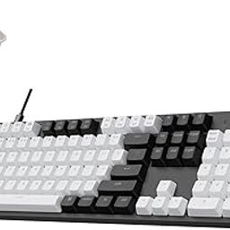Keychron C2 Full Size 104 Keys Wired Mechanical Gaming Keyboard for Mac Layout with Gateron G Pro Brown Switch/White LED Backlight/Double Shot ABS Keycaps/USB C Computer Keyboard for Windows Laptop-0