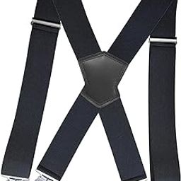 Mens Suspender Adjustable Pants Supplies Side Clip Suspenders for Work Party Black | Clothing Shoes & Accessories | Mens Accessories | Suspenders Braces-image-51