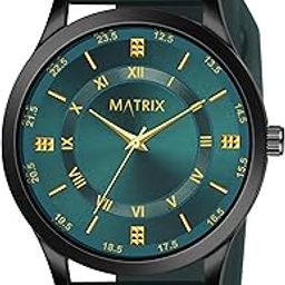 Dope Black/Green Dial with Softest Silicone Strap Analog Watch for Men's & Boys-picture-34