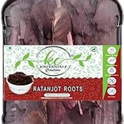 Kritanjali Creations Ratanjot Root Raw Alkanet Root - Alkanna Tinctoria For Cooking, Hair Fall, Hair Growth, Skin Burns | Natural | Non GMO| No Added Preservatives and Additives (100GM)-image-91