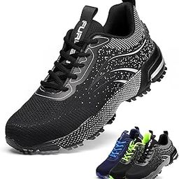 Steel Toe Sneakers for Men Women Lightweight Indestructible Work Shoes Puncture Proof Comfortable Slip On Safety Shoes for Industrial,Coustruction-image-41