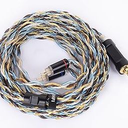 [JSHiFi-Quartet] 2-pin 2.5mm Rear Cable Rare Earth Copper + Copper Silver Alloy + Furukawa Copper Wire Material 2-Pin CIEM Earphone Upgrade Cable 0.1 inch (2.5 mm) Balance Earphone Replacement Cable-image-75