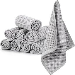 Fanfanwin 8 Pcs 10" x 10" Magnetic Cleaning Cloth Dry Erasers for White Boards Extra Strong Magnetism Microfiber Eraser for Blackboards Classroom Home Reusable Washable(Honeycomb Cloth)-image-4