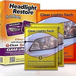 CLT Headlight Restoration Kit, Headlight Lens Cleaning Wipes-image-89