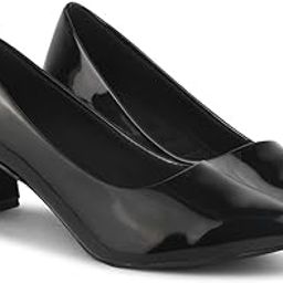 Women's Chunky Block Heels Closed Pointed Toe Slip on Women Pumps Wedding Party Work Comfortable Dress Shoes for Women-image-16