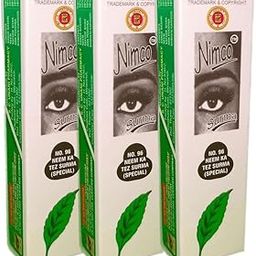 3 Pack Nimco Neem Ka Tez Surma Natural Herbal Waterproof Organic Kohl With Inside Applicator-picture-11