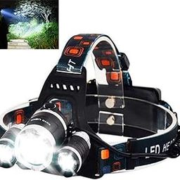 Rechargeable Headlamp,5000 Lumen Waterproof LED Headlight Flashlight Torch with 3T6 Lampwick for Reading Outdoor Running Camping Fishing Walking Hunting Hiking-11
