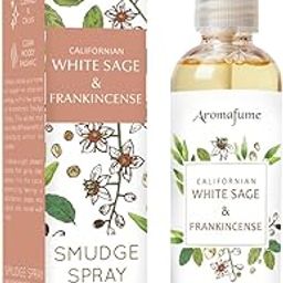 White Sage & Frankincense Smudge Spray & Natural Mist by Aromafume | 100 ml / 3.3oz | Made with Salvia Apiana & Boswellia Resin Extracts | Ideal for positivity | Non-alcoholic, non-toxic & vegan-image-22